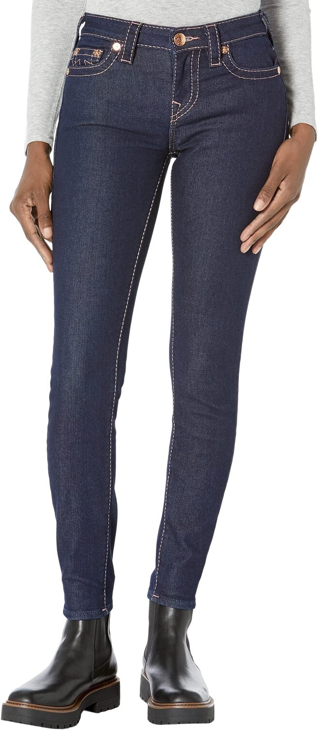 

Джинсы Lurex Jennie Mid-Rise Super Skinny Big T in Rinse True Religion, цвет Rinse