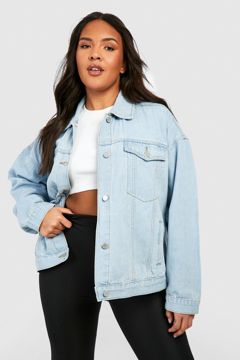 

джинсовая куртка в западне Boohoo, синий