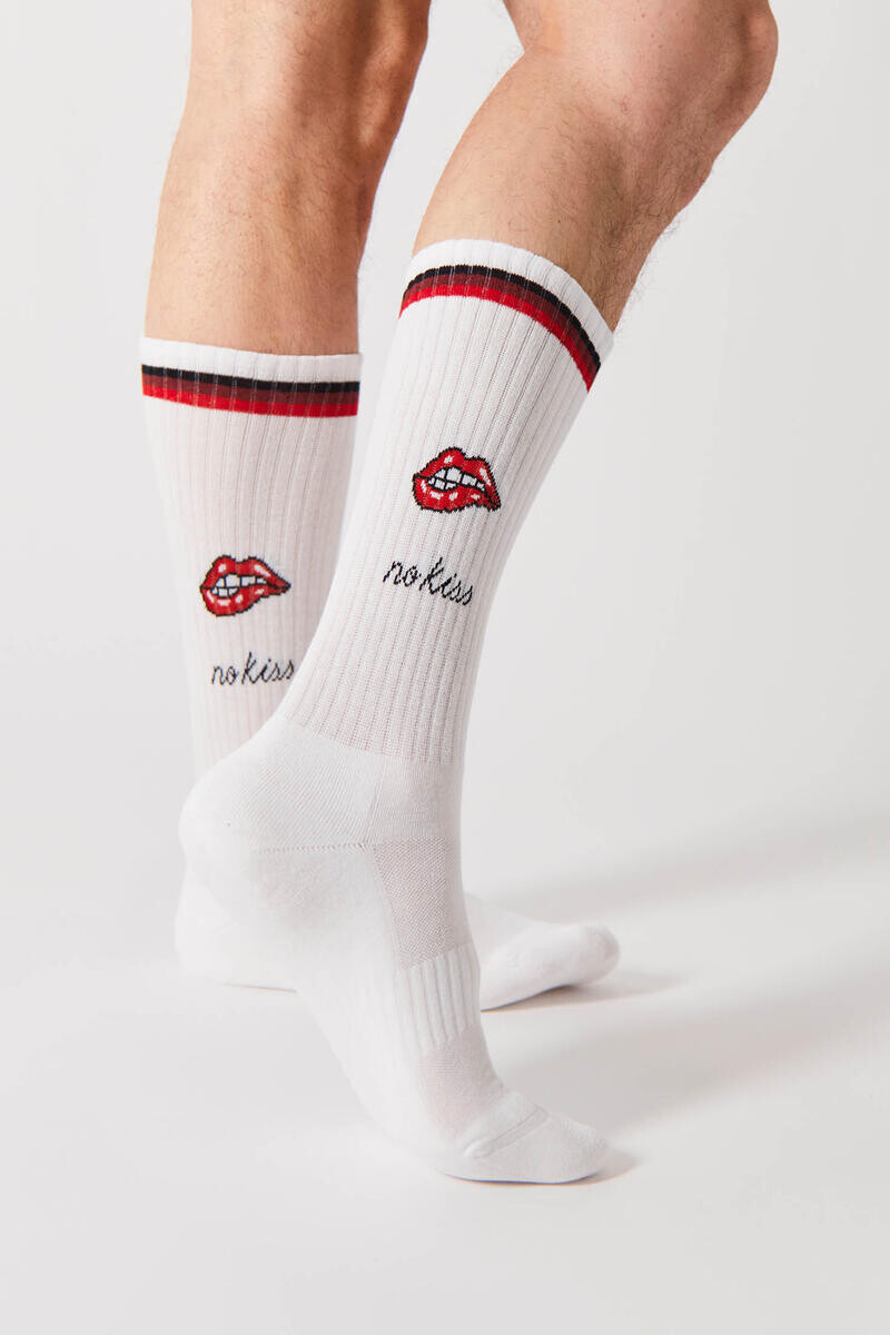

Высокие мужские носки Besocks из органического хлопка Besocks, белый