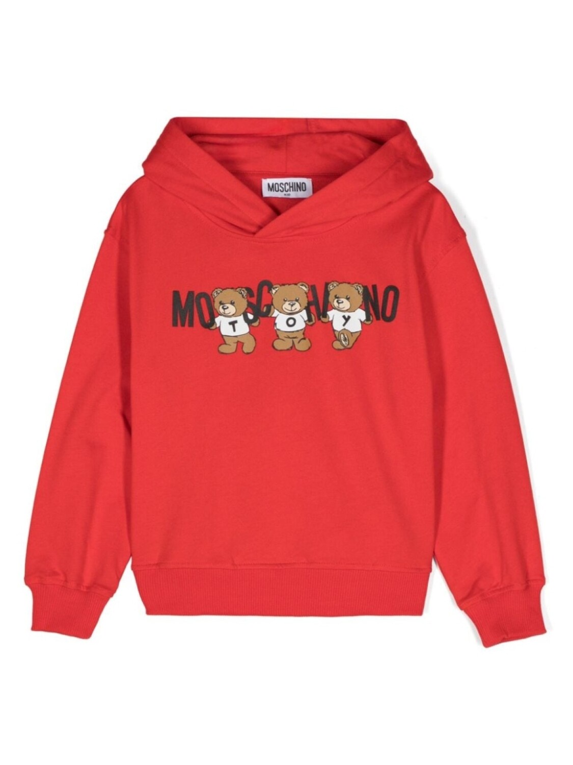 

Moschino Kids худи с принтом Teddy Bear, красный