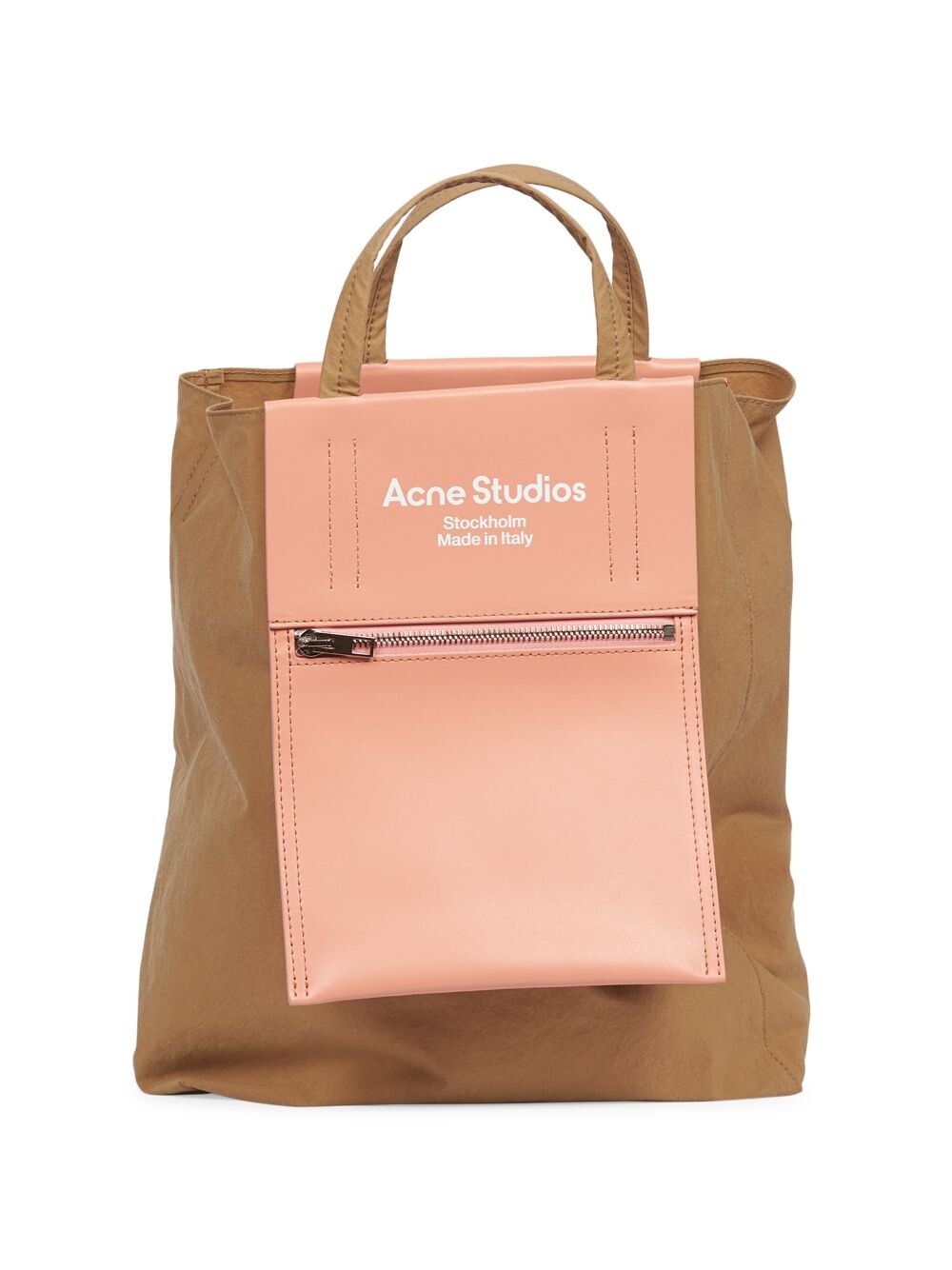 

Нейлоновая объемная сумка большого размера Baker Out Papery среднего размера Acne Studios, коричневый