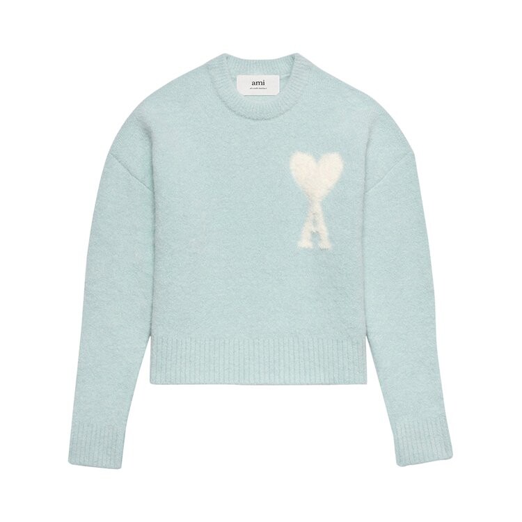 

Свитер Ami ADC 'Aquamarine/Ivory', синий