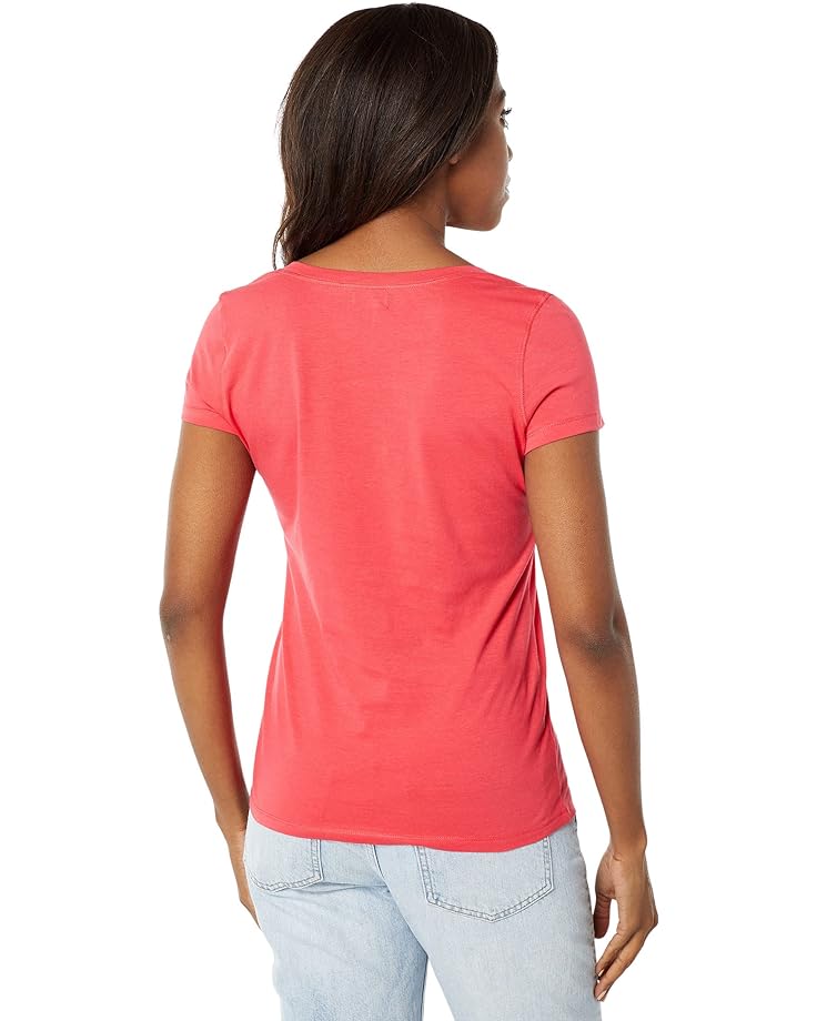 

Футболка U.S. POLO ASSN. Iconic V-Neck Tee, цвет Teaberry