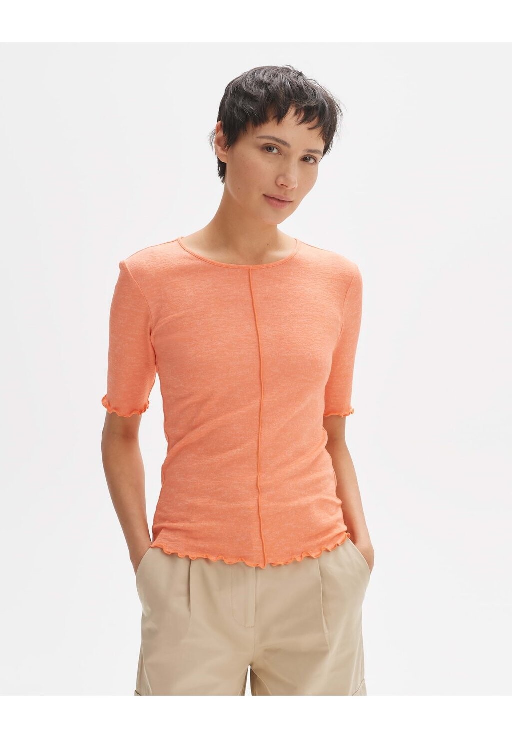 

Футболка базовая Opus, цвет peachy coral