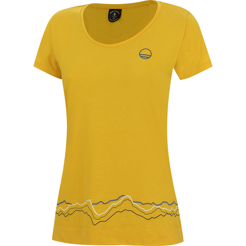 Женская струящаяся футболка Wild Country, желтый фото