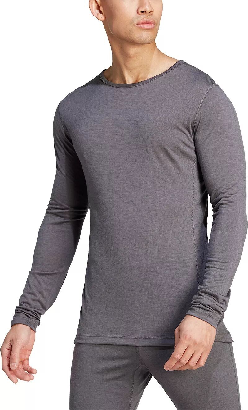 

Мужская футболка Adidas Terrex Xperior Merino 150 Baselayer с длинными рукавами, серый