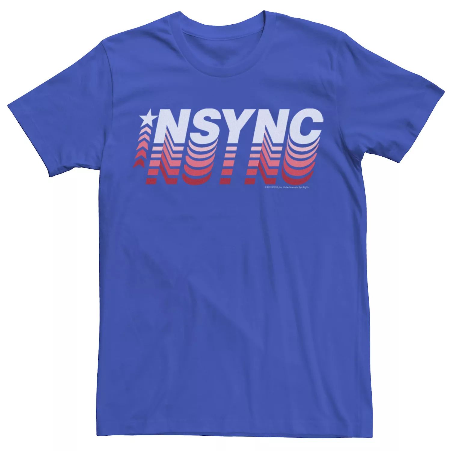 Мужская футболка с логотипом NSYNC в спортивном стиле Licensed Character