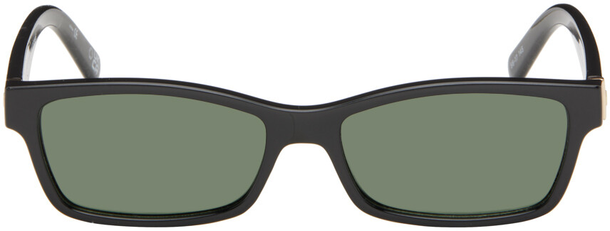 

Черные солнцезащитные очки-плато Le Specs