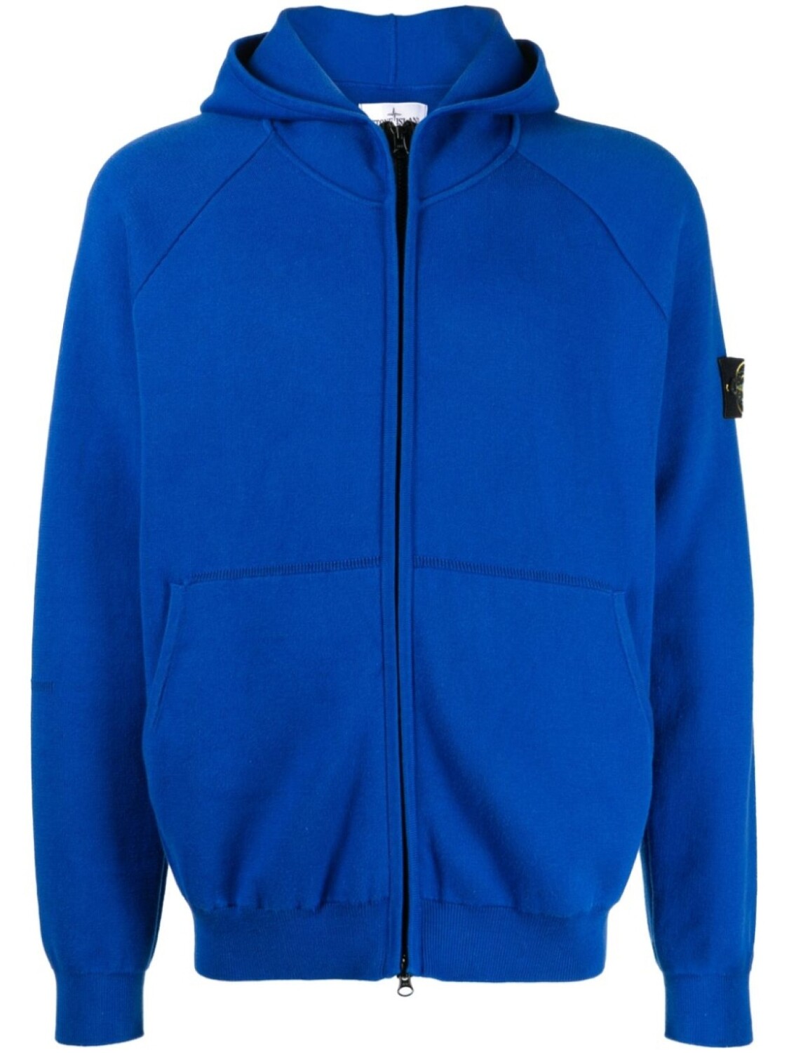 

Куртка с капюшоном и нашивкой-логотипом Stone Island, синий