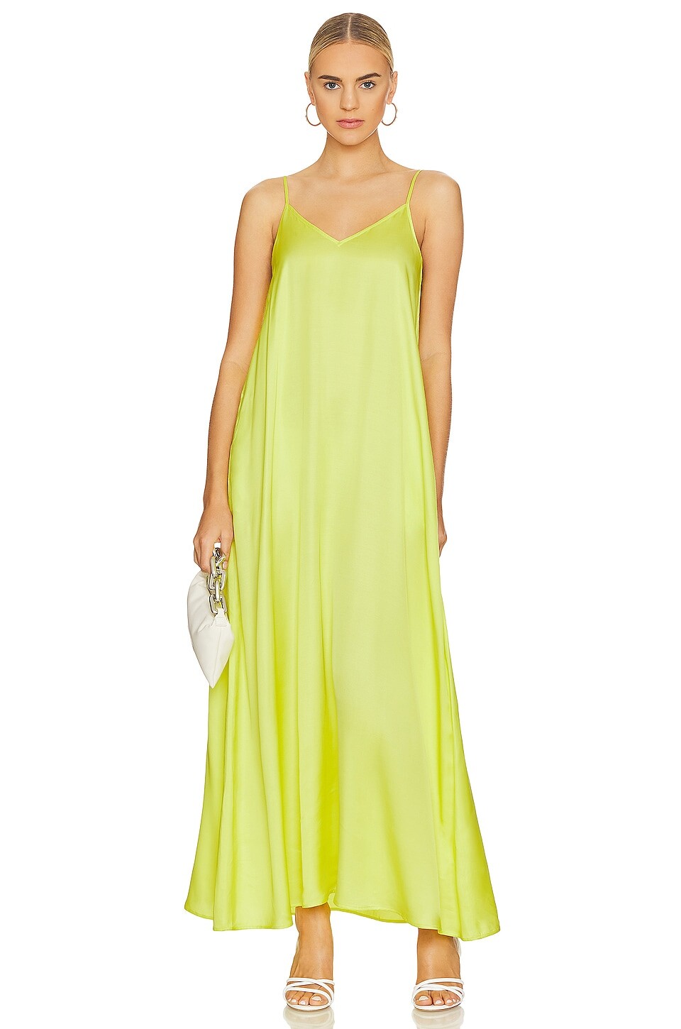 

Платье L'AGENCE Hartley Trapeze, цвет Chartreuse