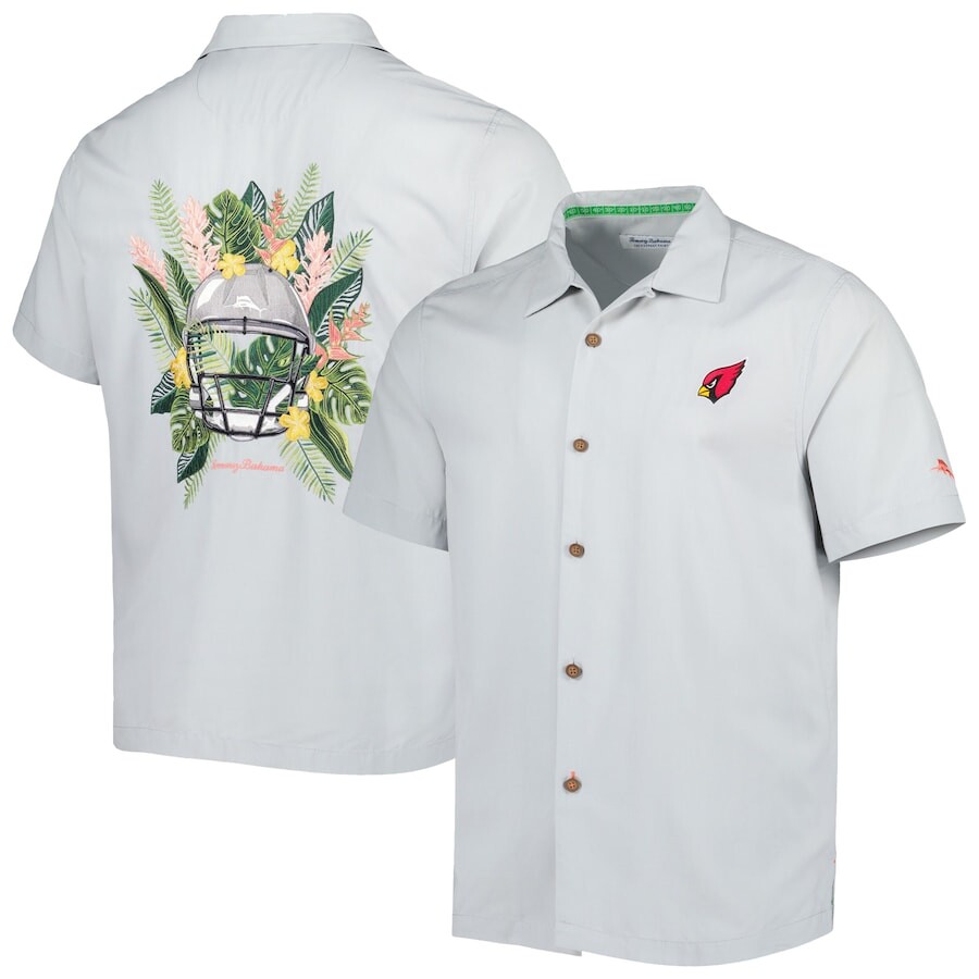 

Рубашка Tommy Bahama Arizona Cardinals, серый