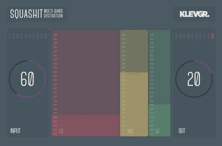 

Плагин многополосных искажений Klevgrand SquashIt
