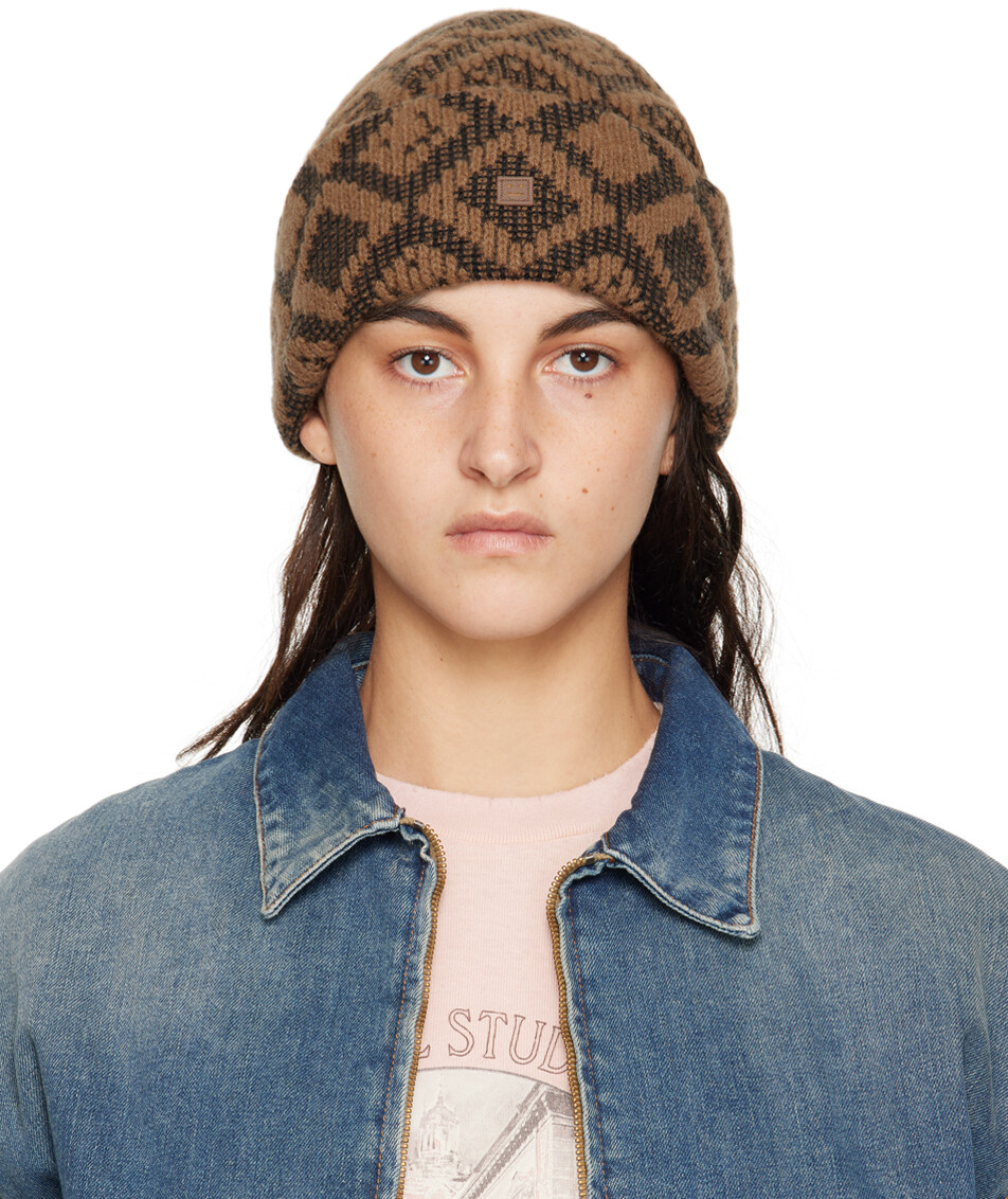 

Шапка-бини Brown Tiles Toffee Acne Studios