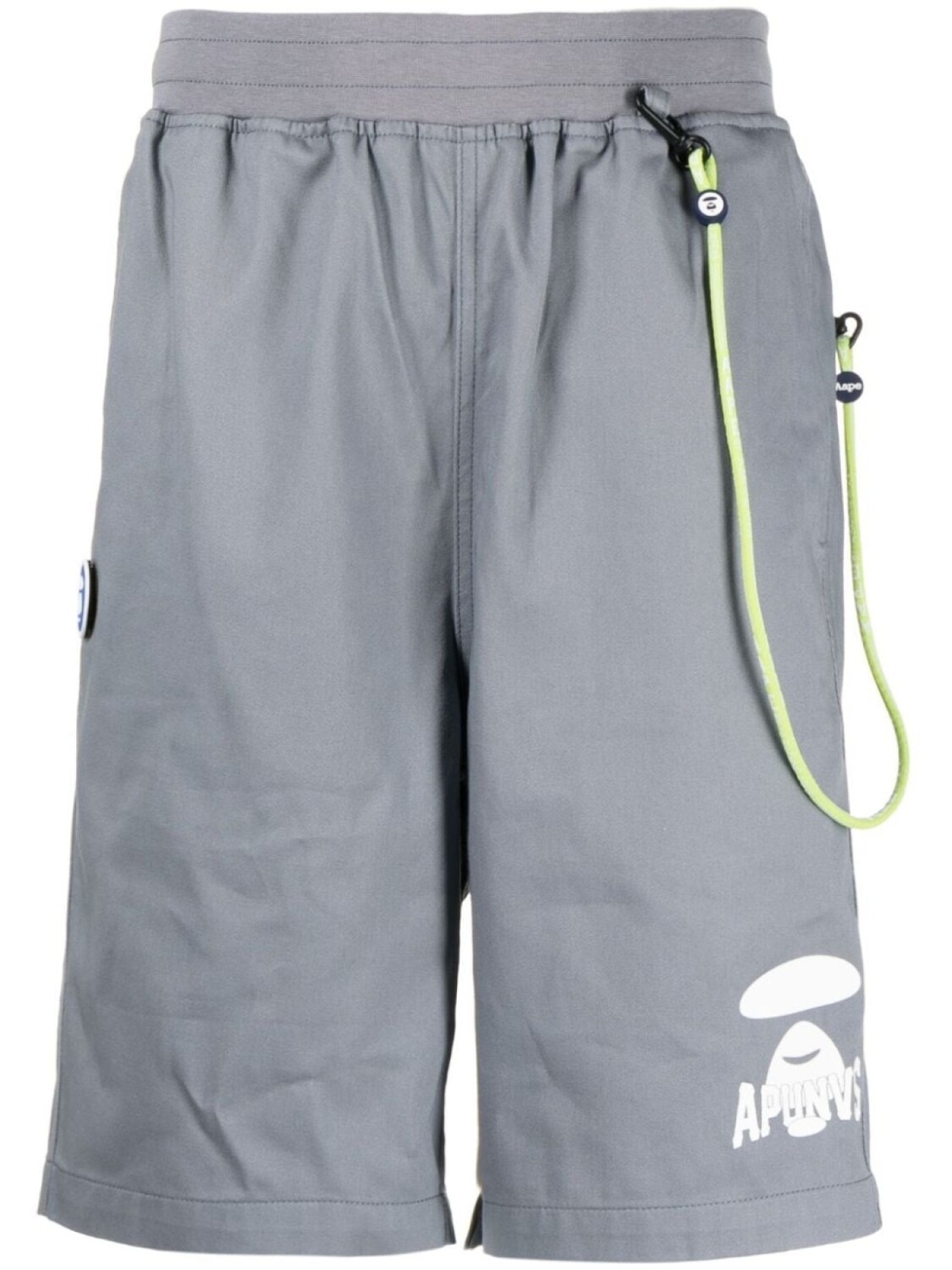 

AAPE BY *A BATHING APE шорты с логотипом, серый
