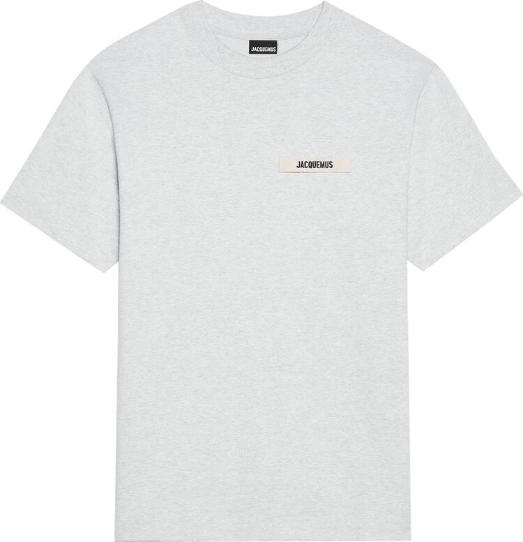 

Футболка Jacquemus Gros Grain Short-Sleeve 'Grey', серый