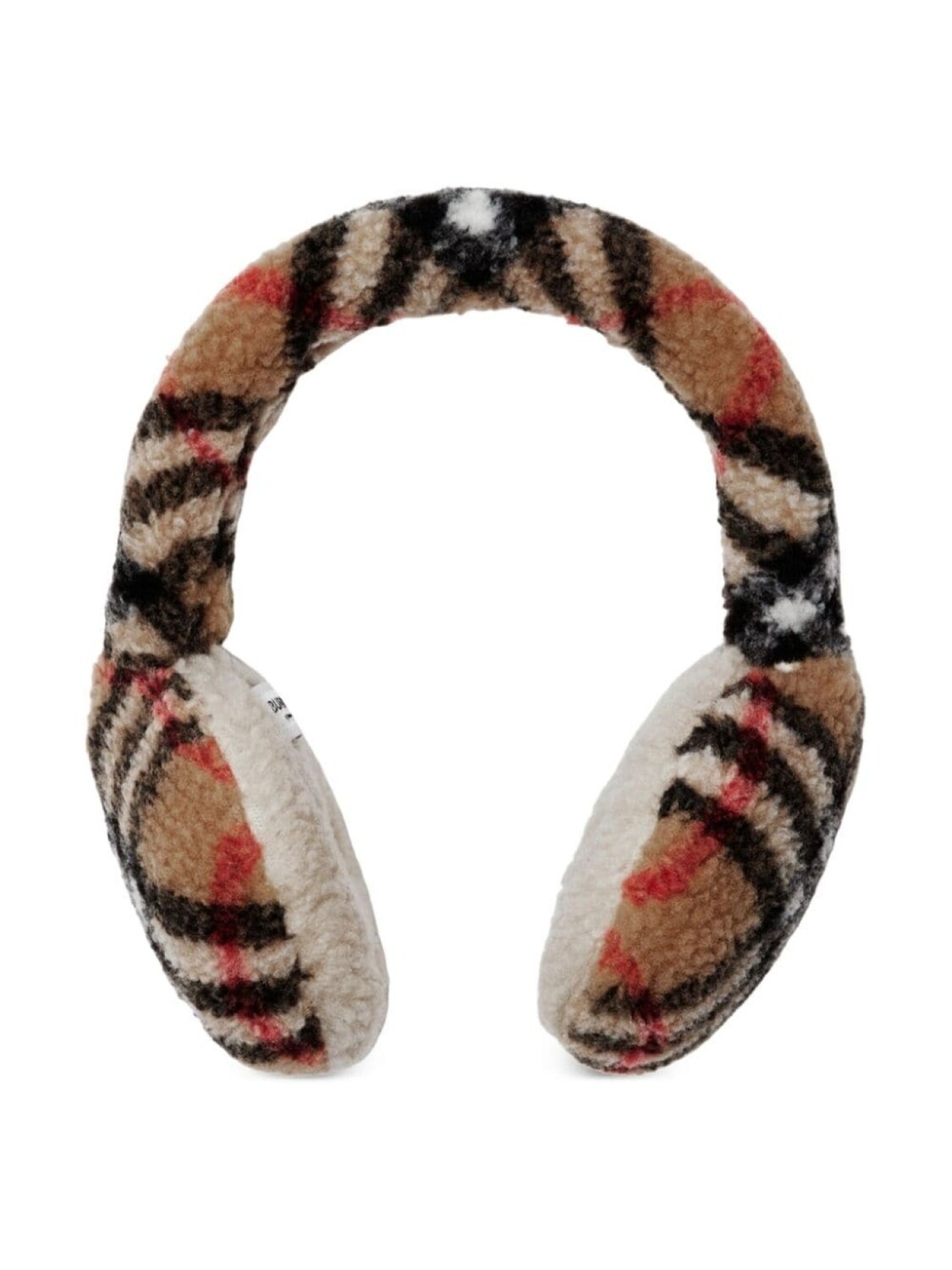 

Burberry Kids флисовые наушники в клетку Vintage Check, коричневый