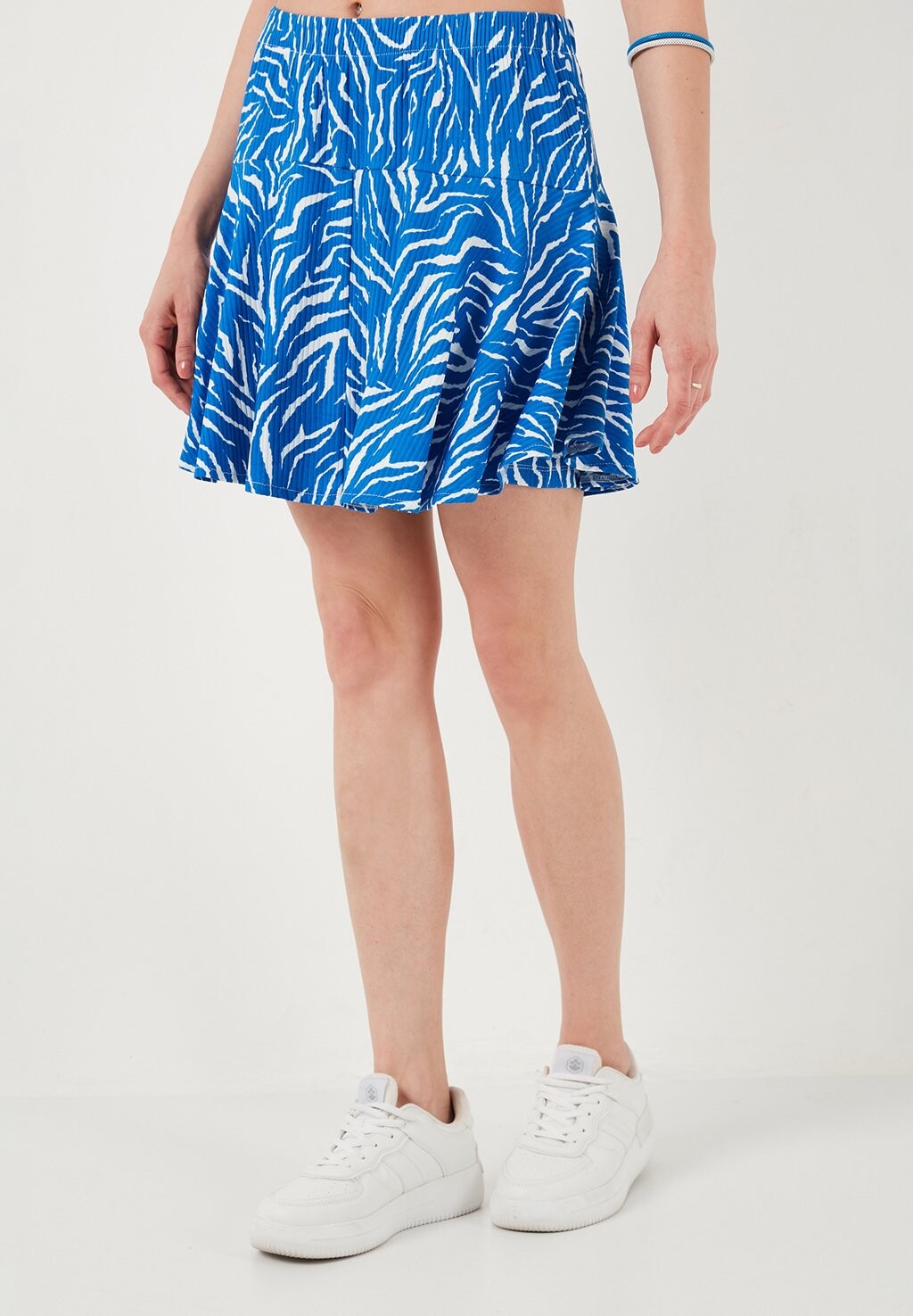 

Мини-юбка ELASTIC WAIST LELA, цвет Royal Blue Striped