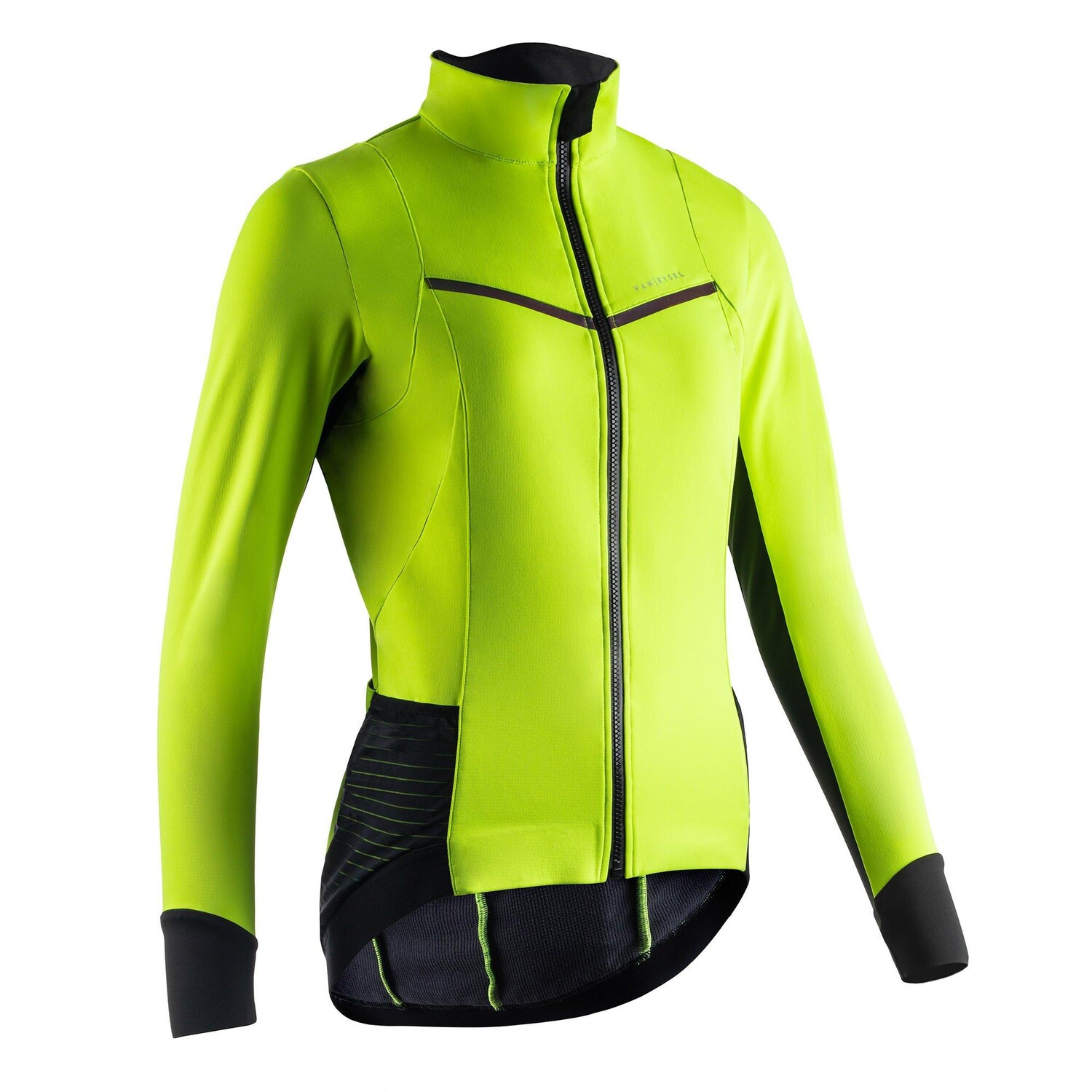 

Зимняя шоссейная велосипедная куртка Decathlon Rcr Van Rysel, желтый