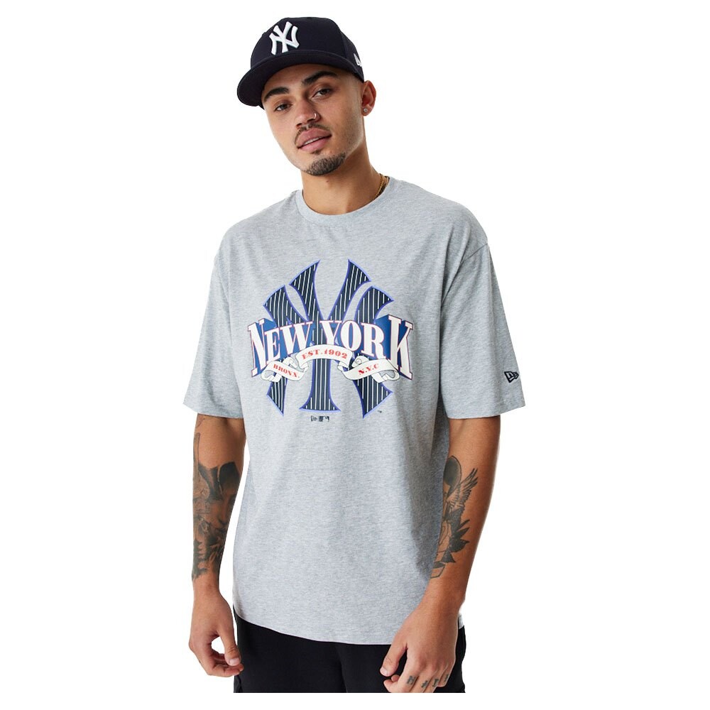 

Футболка New Era New York Yankees MLB Arch Graphic, серый