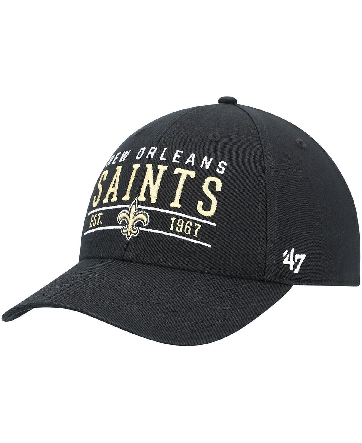 

Мужская черная регулируемая кепка New Orleans Saints Centerline MVP '47 '47 Brand