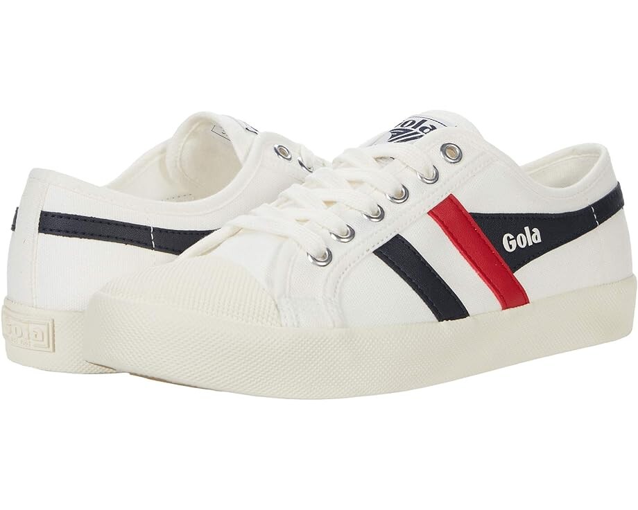 

Кроссовки Gola Coaster, цвет Off-White/Navy/Red