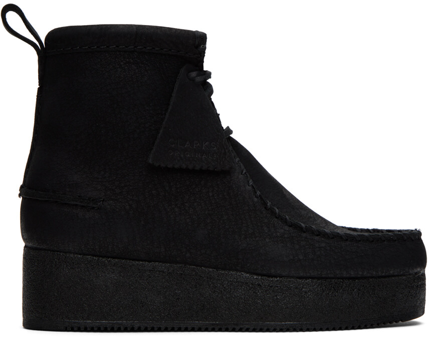 

Черные ботинки для рукоделия Clarks Originals Wallabee, Черный