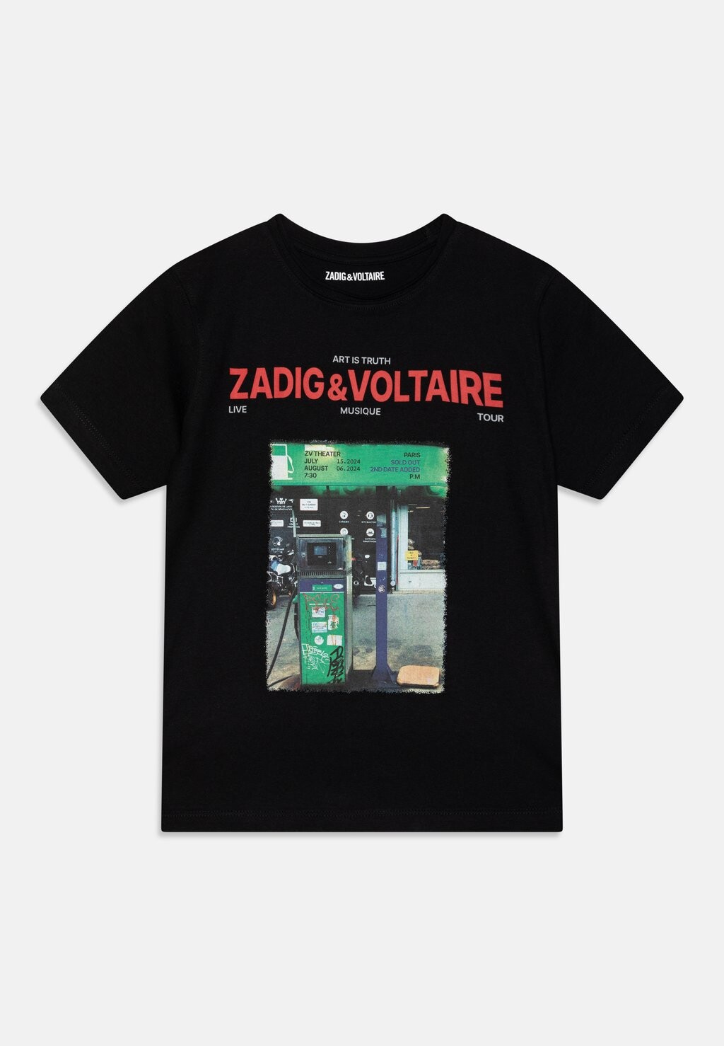 

Футболка с принтом Zadig & Voltaire, черный