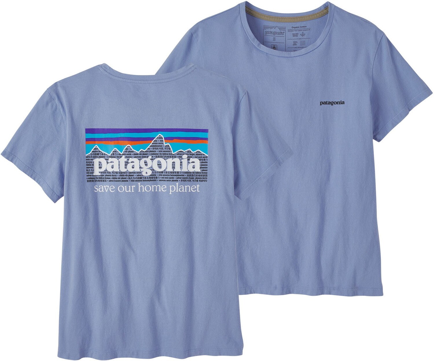 

Футболка P-6 Mission Organic – женская Patagonia, синий