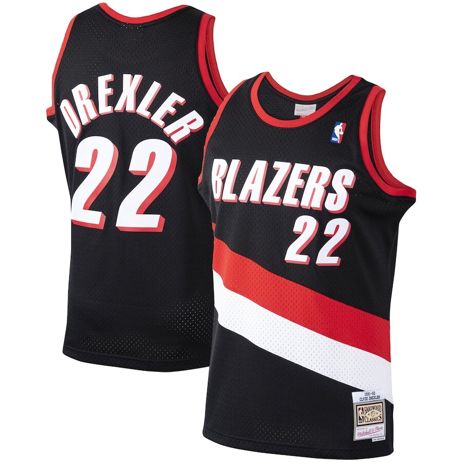 

Джерси Mitchell & Ness Portland Trail Blazers, черный