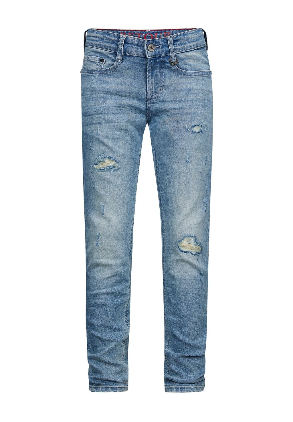 

Джинсы Slim Fit WULF REPAIR Retour Jeans, цвет light blue denim