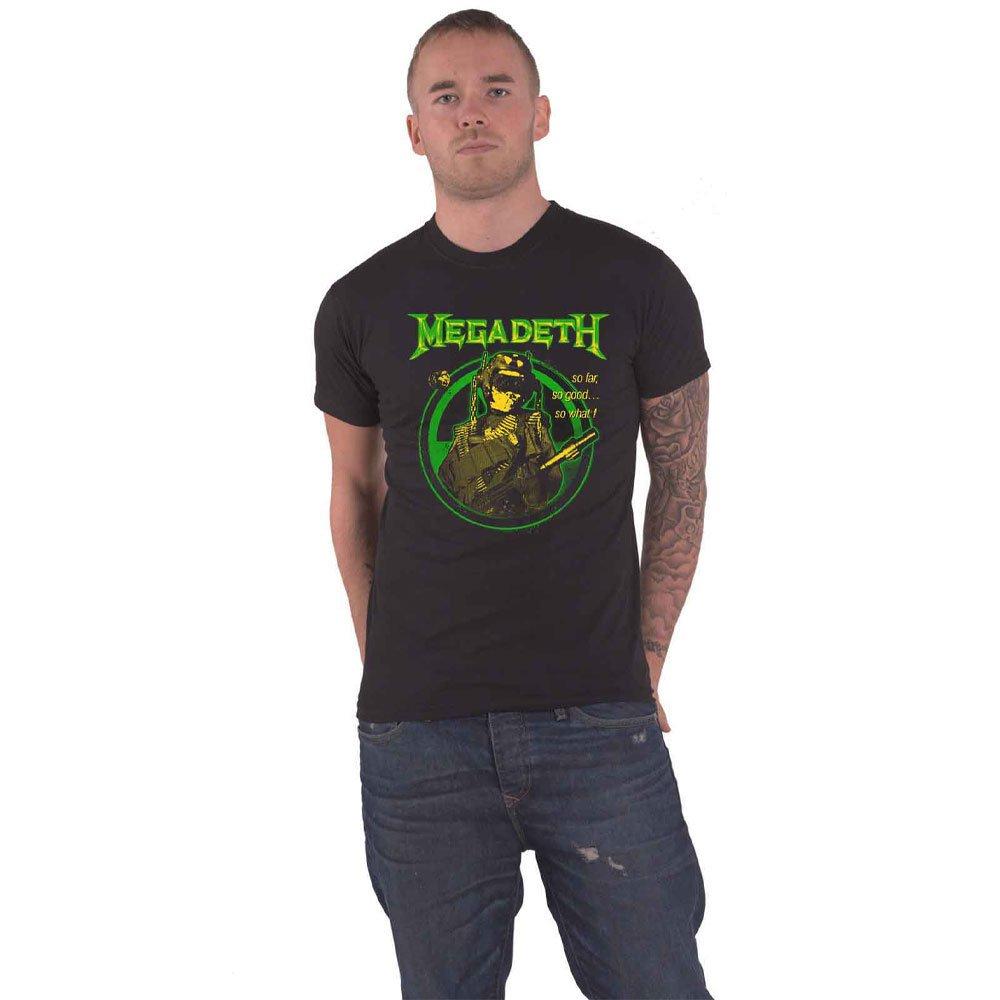 SFSGSW Высококонтрастная футболка Megadeth, черный