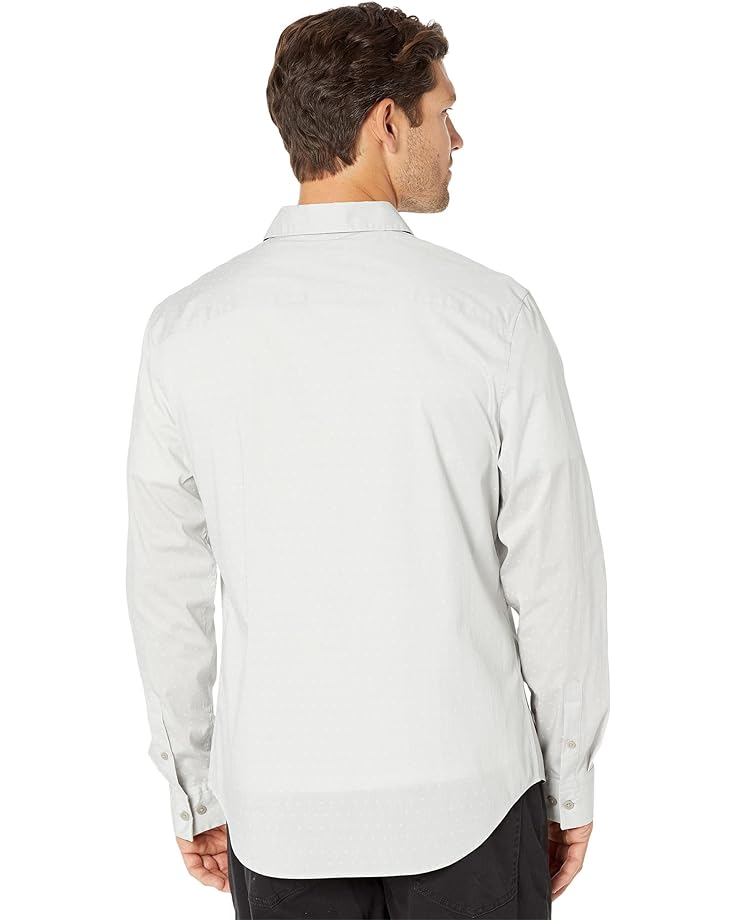 Рубашка Calvin Klein The Stretch-Cotton Shirt, цвет Quiet Gray