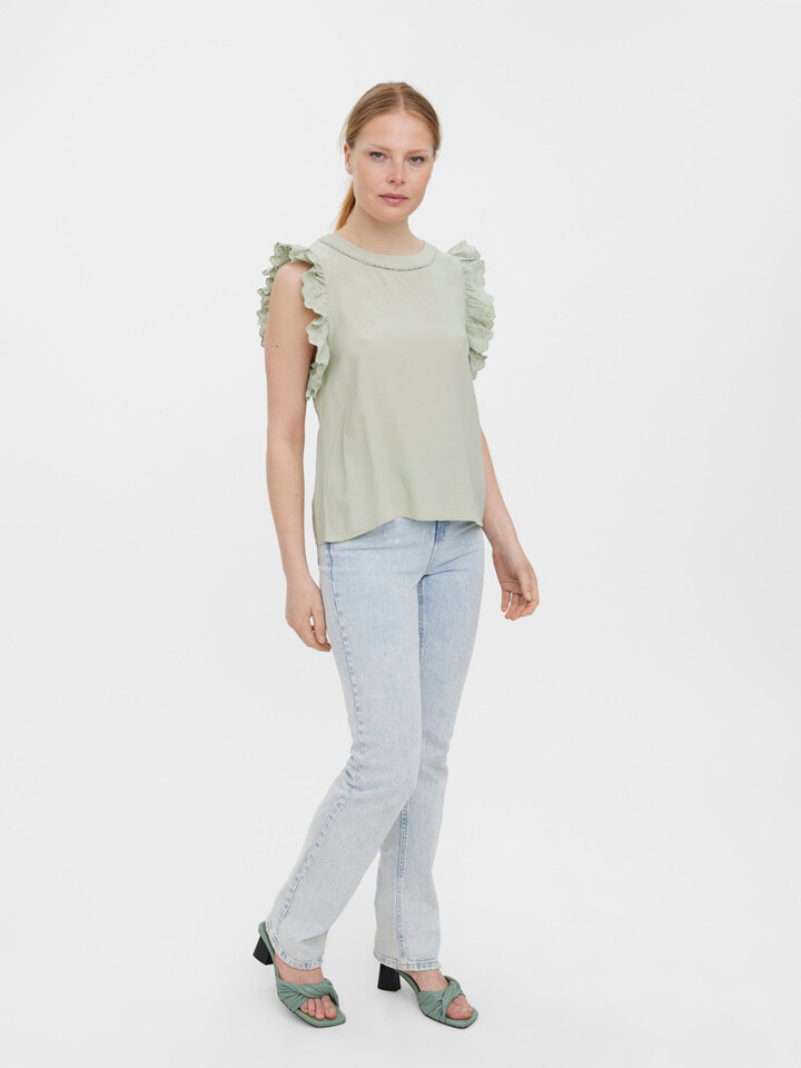 

Блуза Vero Moda Ellie, светло-зеленый