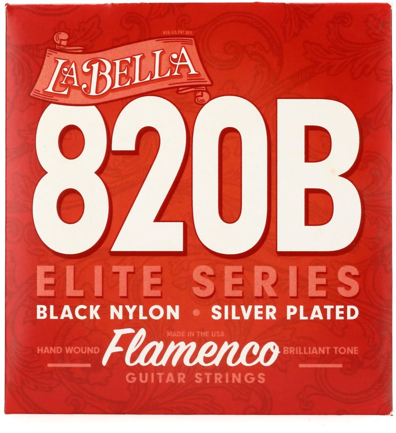 

Струны для гитары фламенко La Bella 820B Elite Black, нейлоновые, среднего натяжения