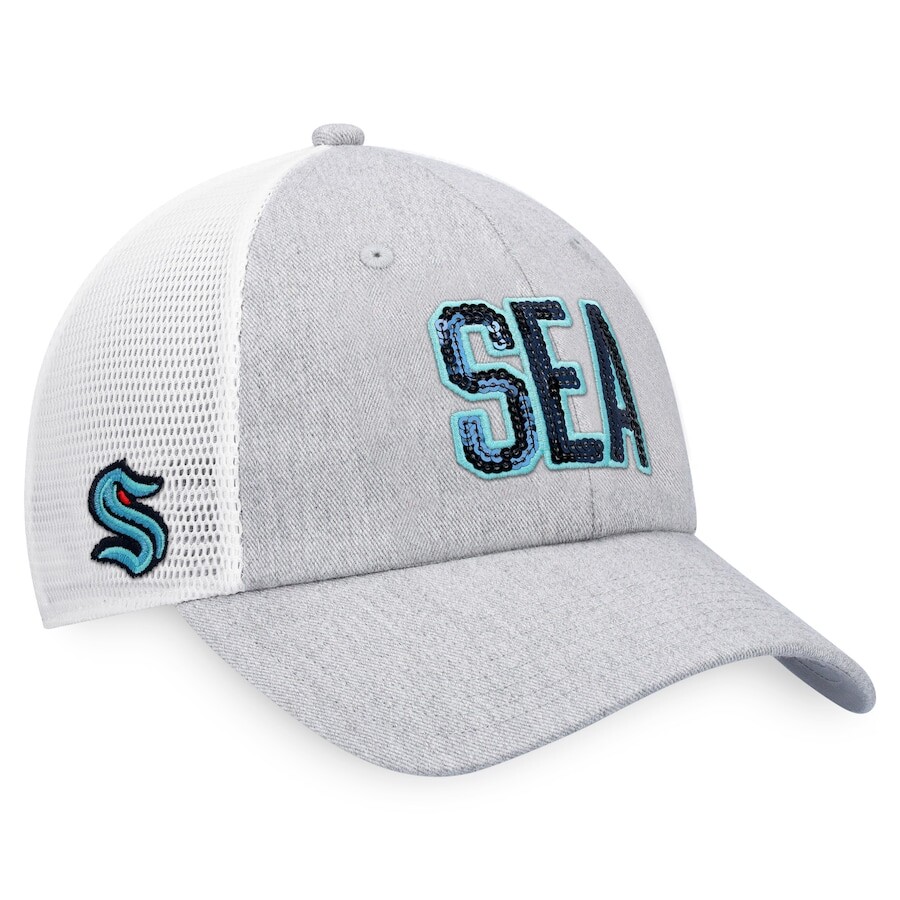 

Бейсболка Fanatics Branded Seattle Kraken, серый