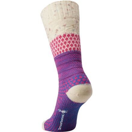 

Повседневные носки Popcorn Cable Crew женские Smartwool, цвет Power Pink