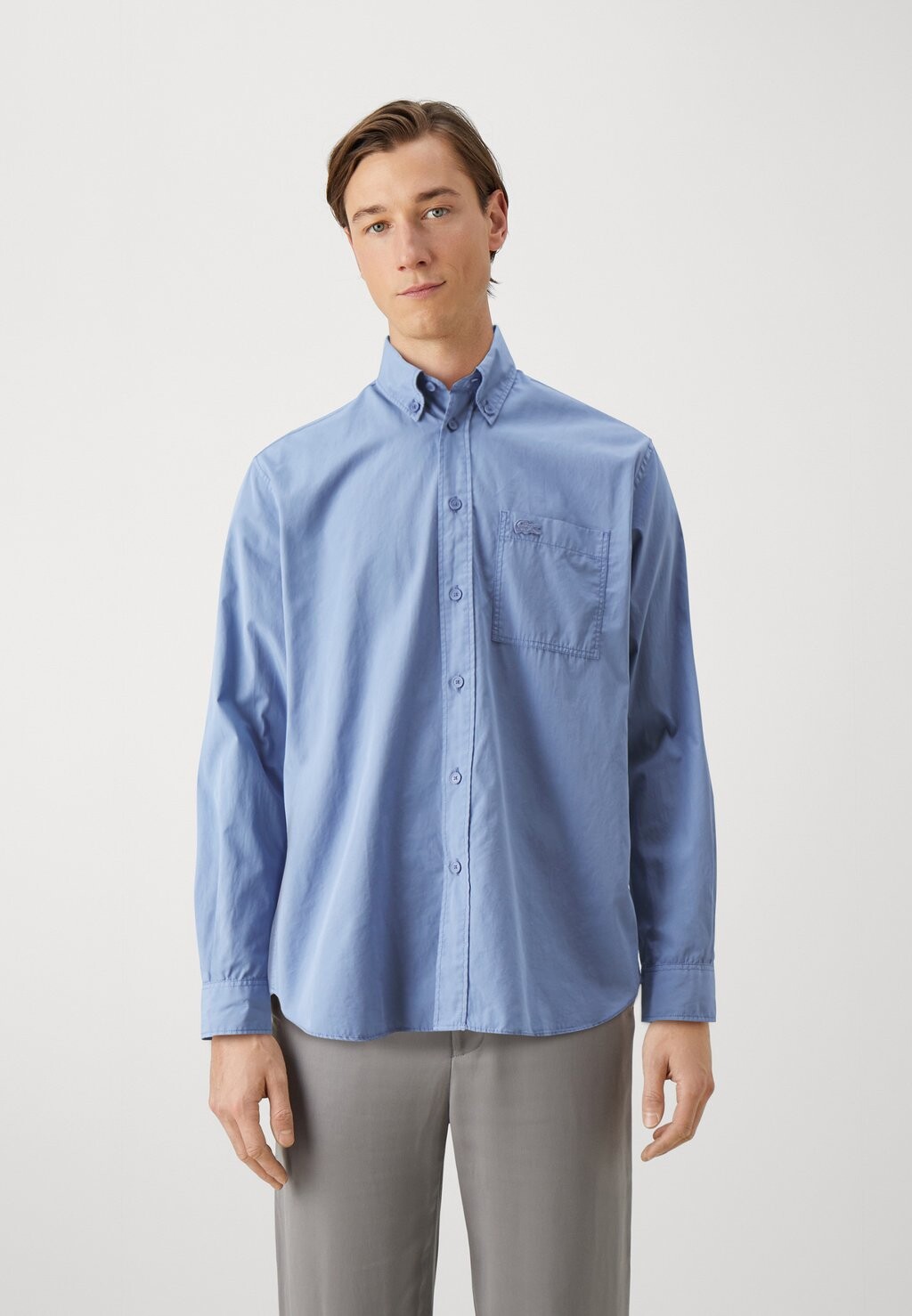 

Рубашка RELAXED FIT GARMENT DYED Lacoste, синий