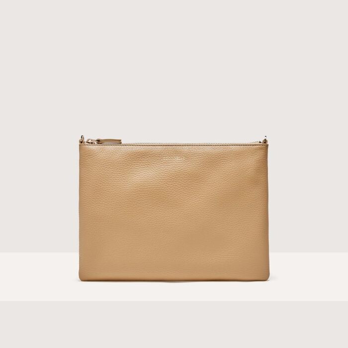 

Сумка через плечо из зерненой кожи Coccinelle BEST CROSSBODY MEDIUM, бежевый