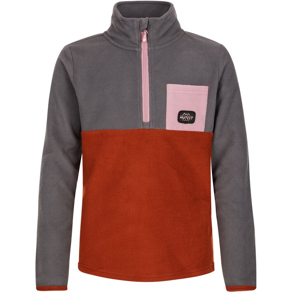 

Толстовка на молнии Protest Prtpalomi 1/4 Zip, оранжевый