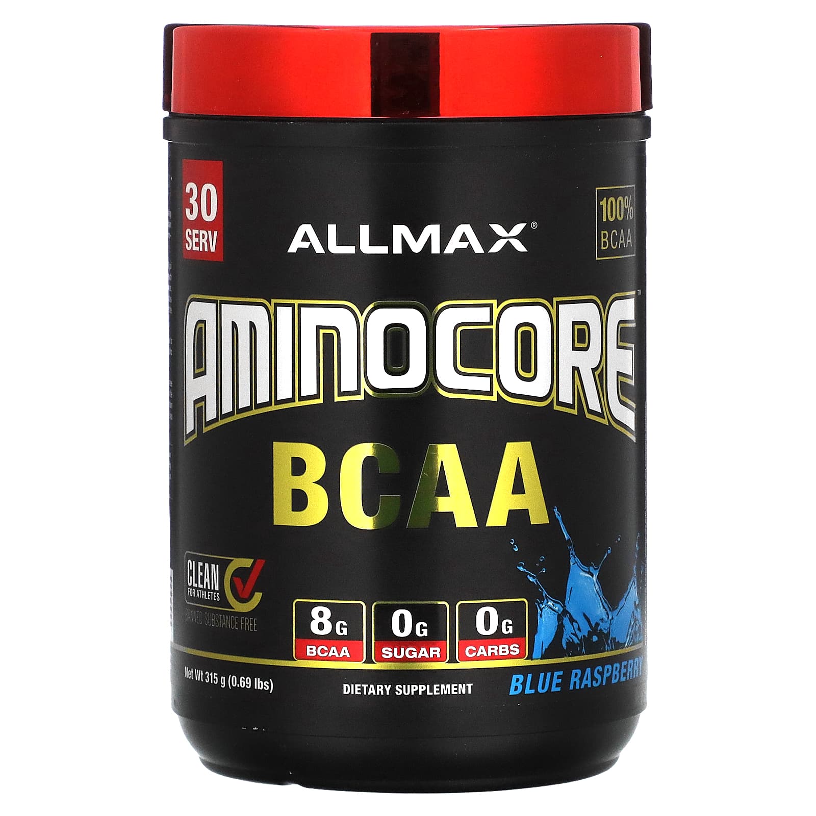 

Аминокислоты с разветвленной цепью AMINOCORE, голубая малина, 315 г (0,69 фунта), ALLMAX