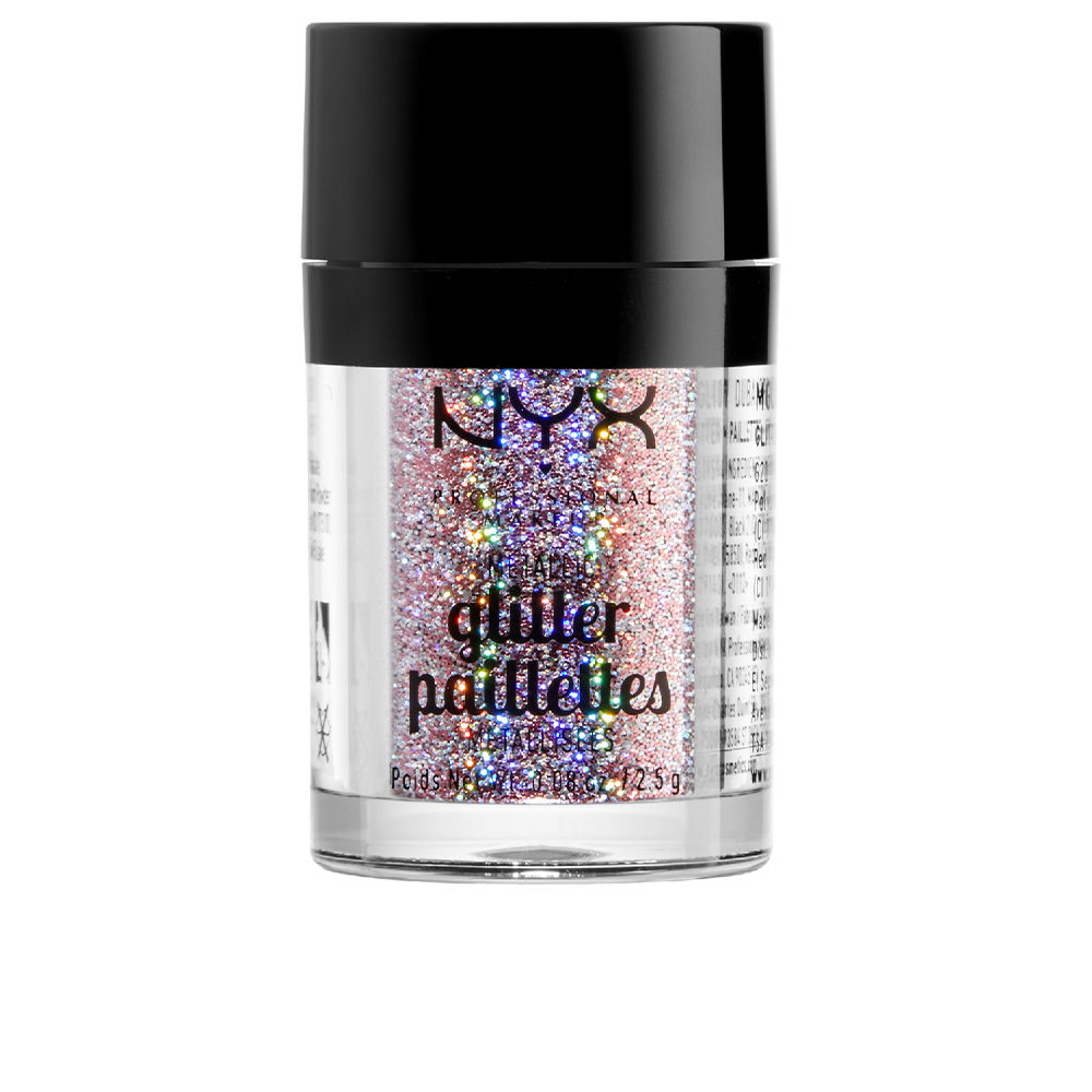 Тени для век Glitter pailletes metallic glitter eyeshadow Nyx professional make up, 2,50 г, beauty beam фотографии