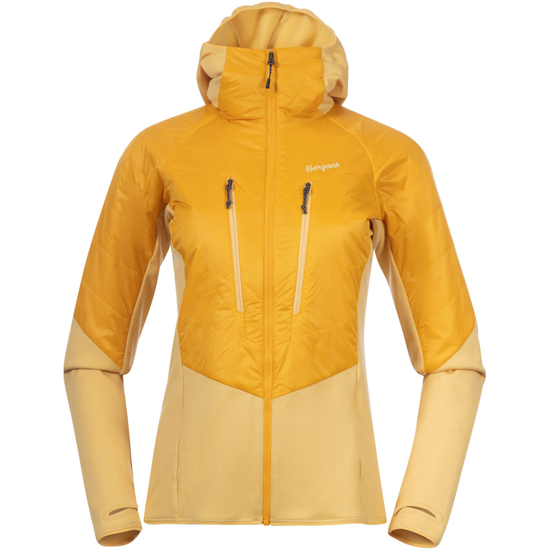 Женская легкая утепленная куртка Tind Bergans, желтый