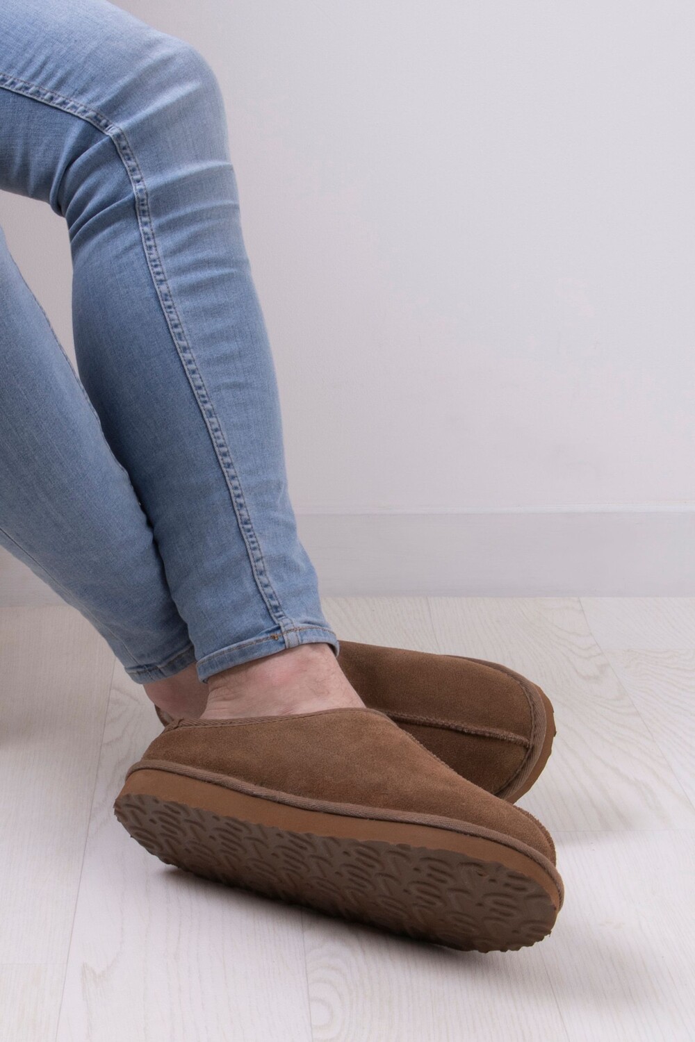 

Мужские тапочки Луи из овечьей шерсти Just Sheepskin, коричневый