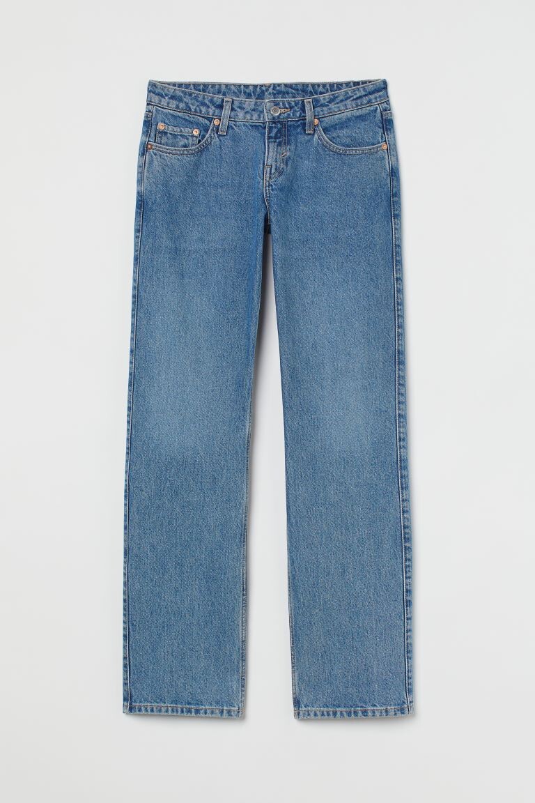 

Джинсы Weekday Arrow Jeans With Straight Legs, размытый синий