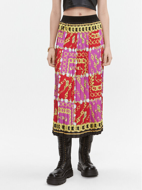 

Плиссированная юбка стандартного кроя Versace Jeans Couture, мультиколор