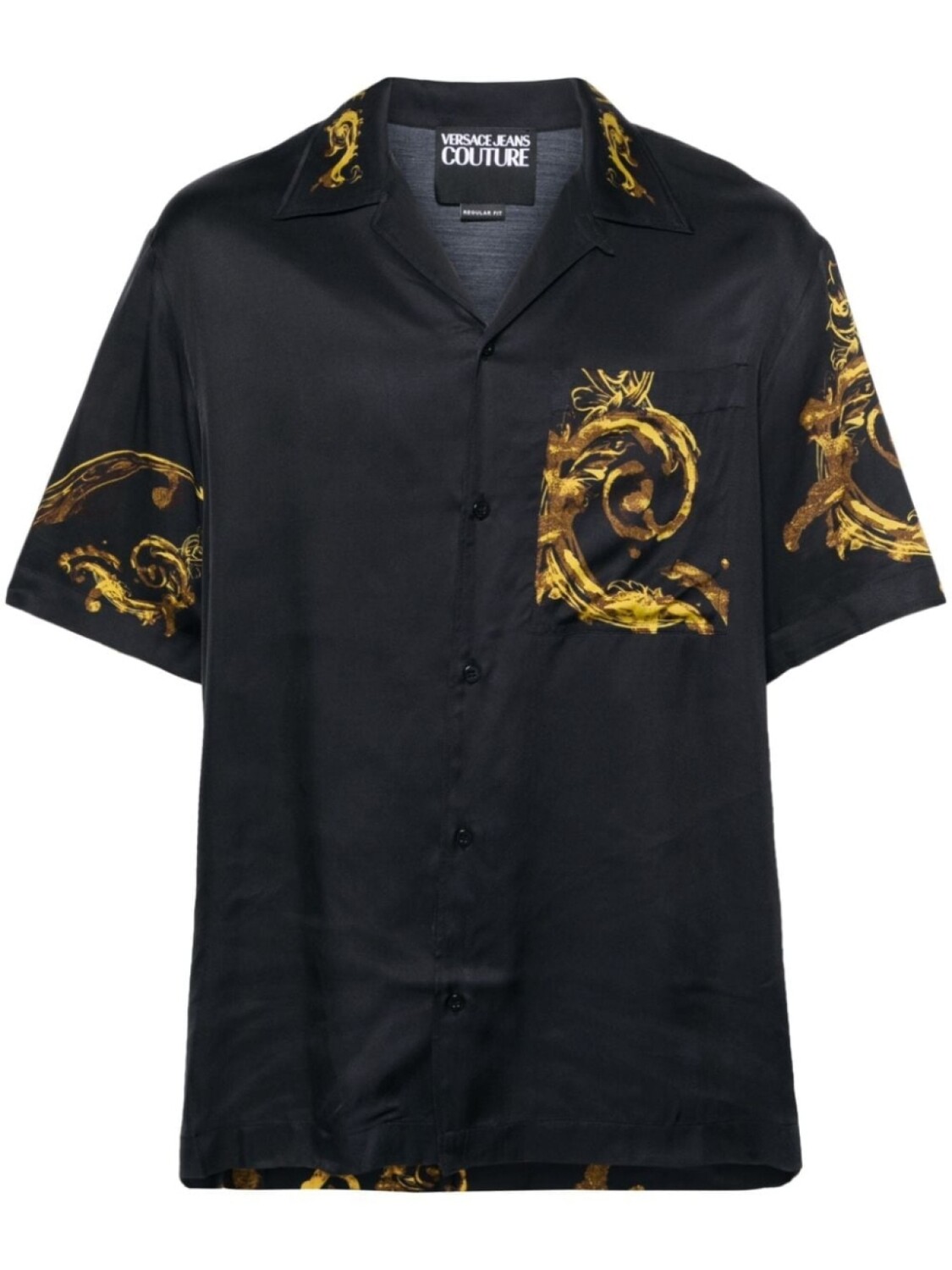 

Versace Jeans Couture рубашка с короткими рукавами и принтом Baroccoflage, черный