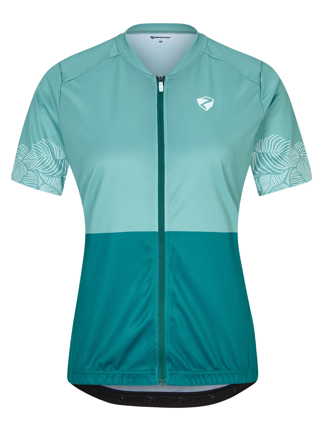 

Топ Ziener Fahrradtrikot NYMERIA, цвет green lake