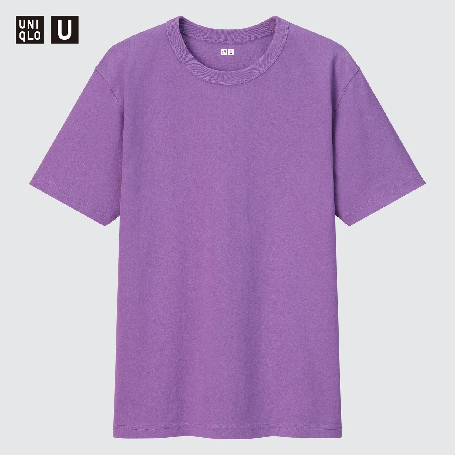 

Футболка мужская Uniqlo с коротким рукавом и круглым вырезом, фиолетовый