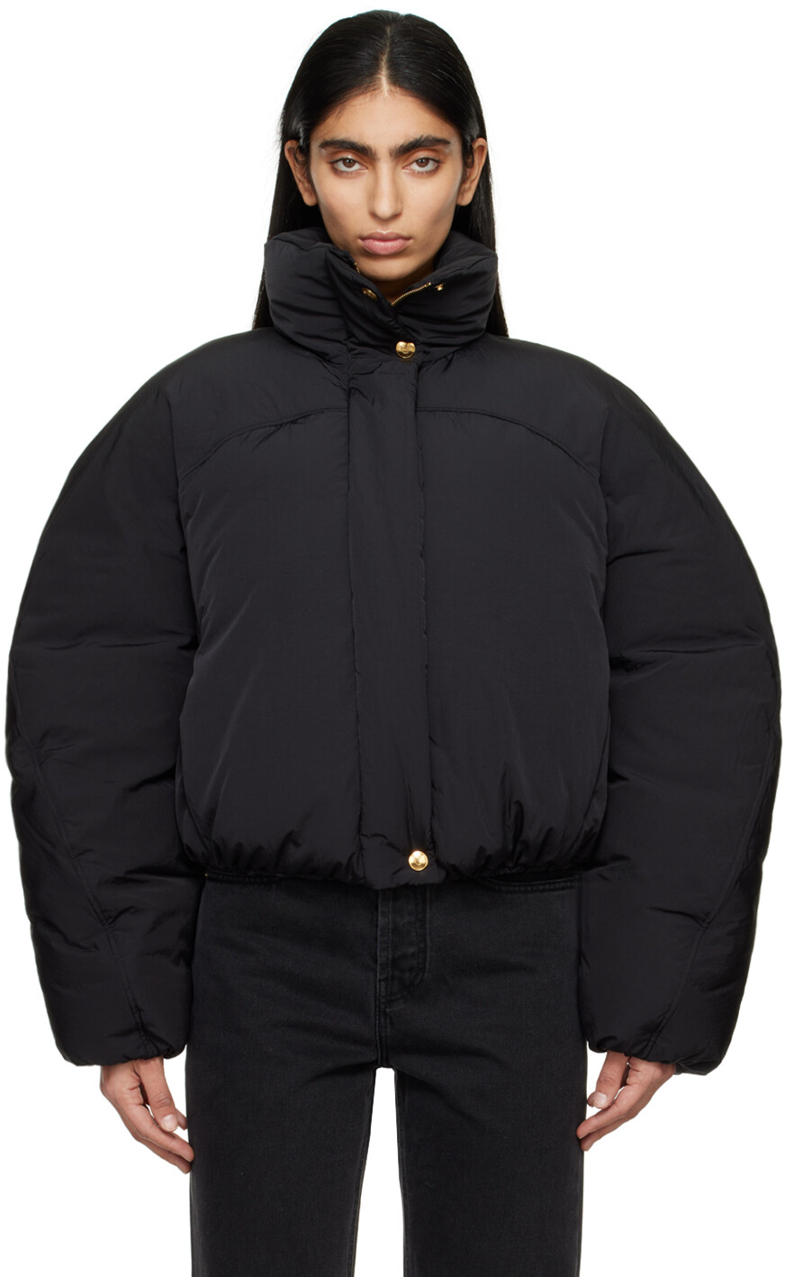 

Черный - Куртка Les Classiques 'La doudoune Courte Caraco' Jacquemus