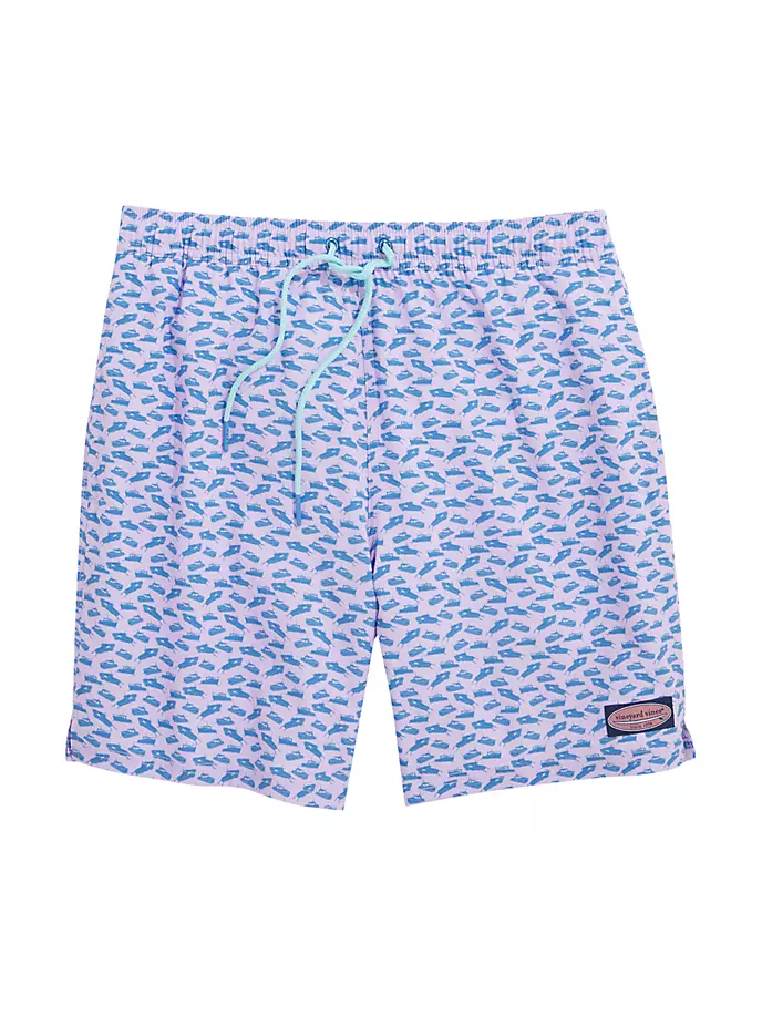 

7-дюймовые плавки с принтом Chappy Vineyard Vines, цвет boat sea grape